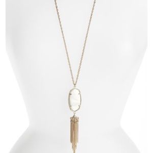 Kendra Scott Rayne white necklace